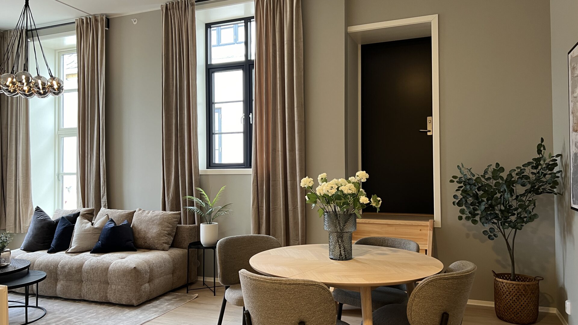 Living room with table
