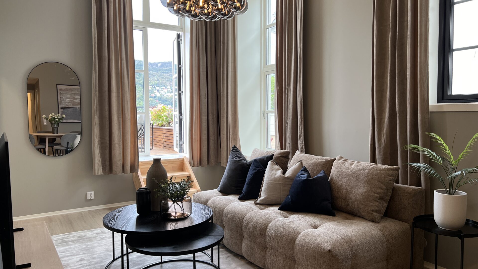 Living room with sofa